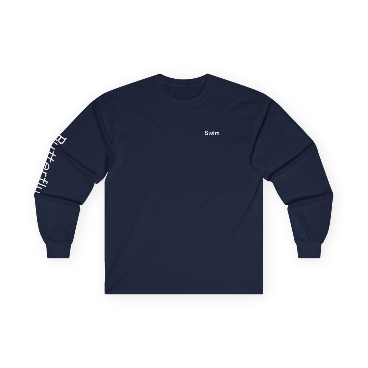 Swim minimalist long sleeve tee | "Butterfly" on Sleeve