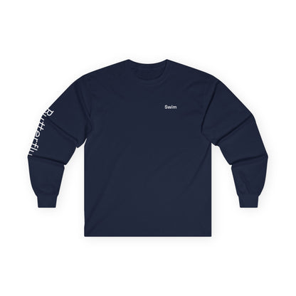 Swim minimalist long sleeve tee | "Butterfly" on Sleeve