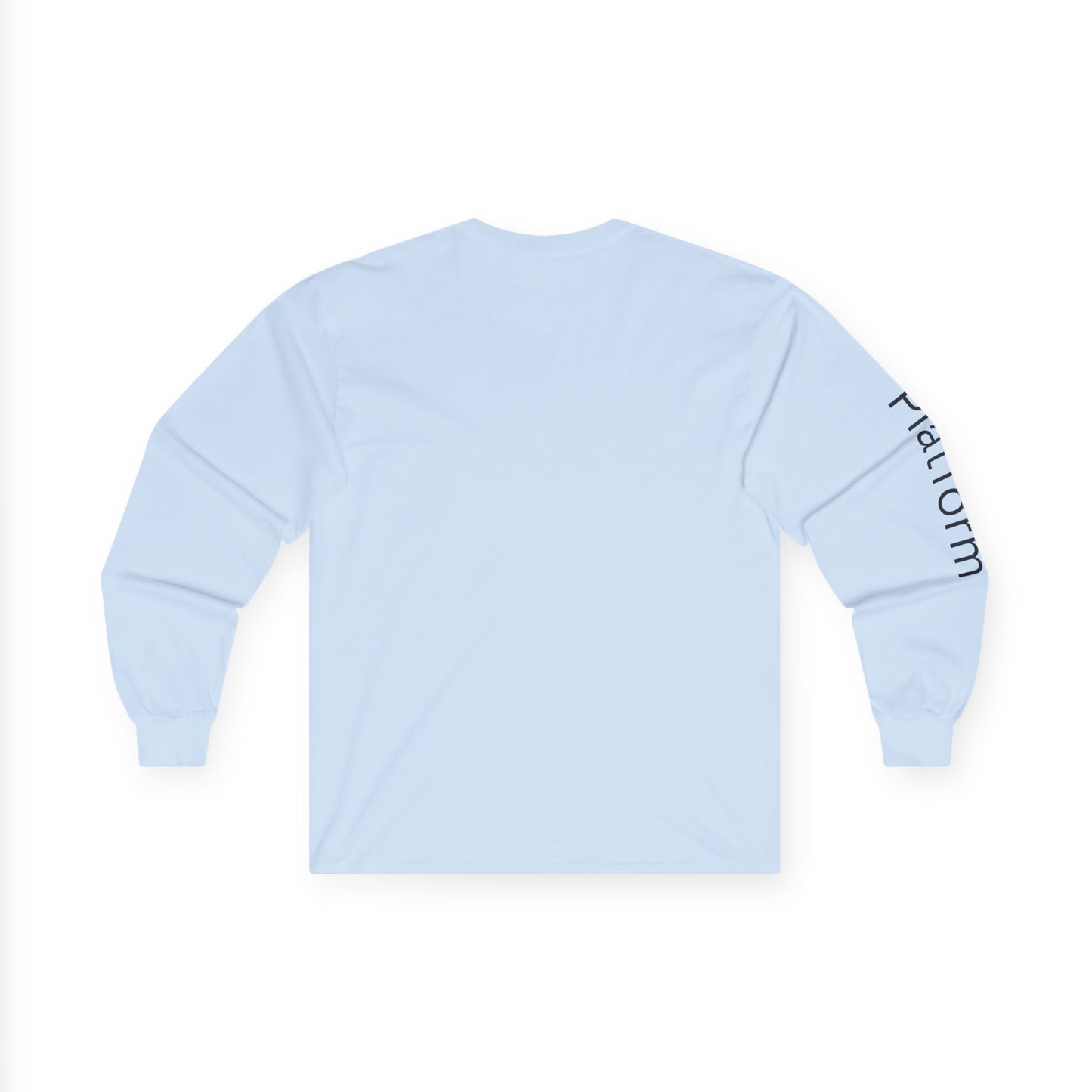 Dive minimalist long sleeve tee | 'Platform' on Sleeve