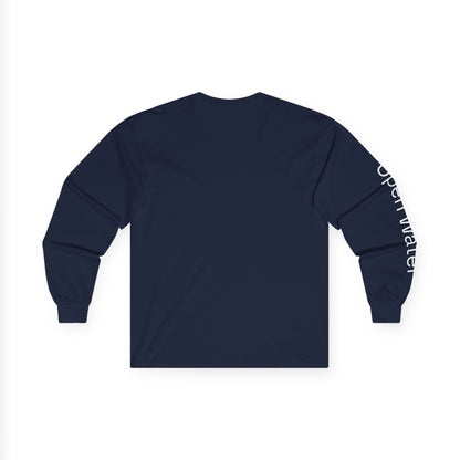 Swim minimalist long sleeve tee | 'Open Water' on Sleeve