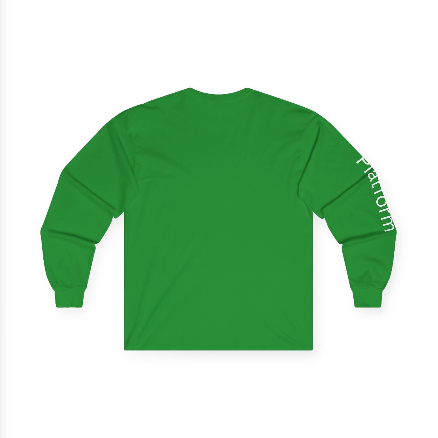 Dive minimalist long sleeve tee | 'Platform' on Sleeve