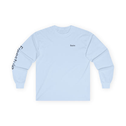 Swim minimalist long sleeve tee | 'Freestyle' on Sleeve