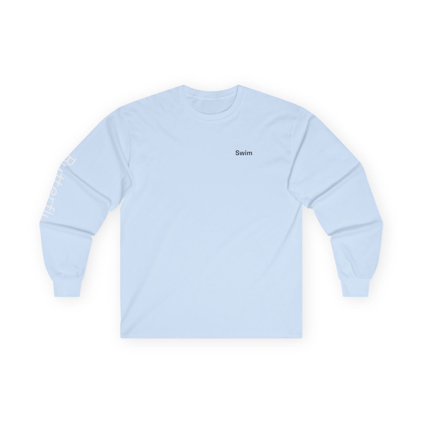 Swim minimalist long sleeve tee | "Butterfly" on Sleeve