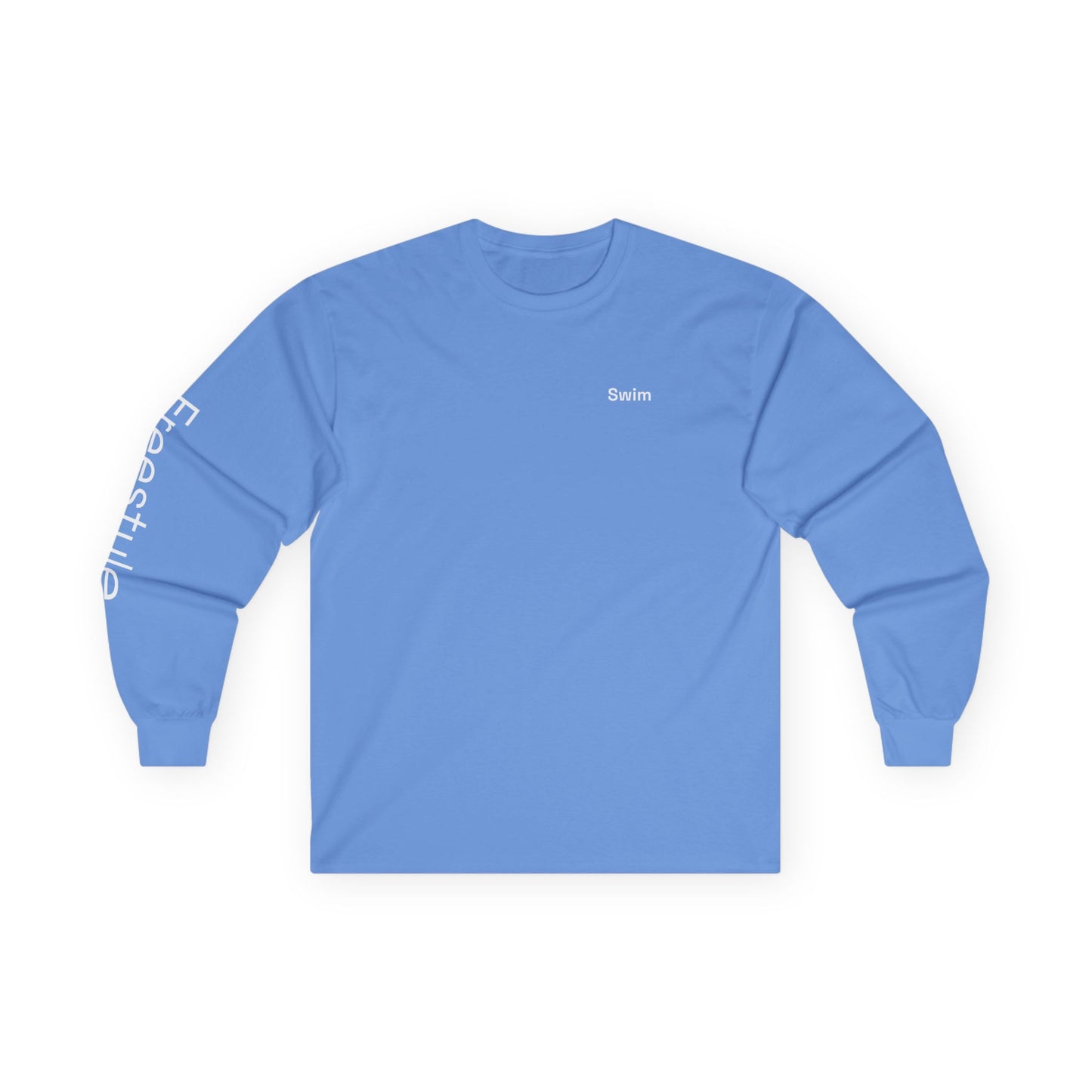 Swim minimalist long sleeve tee | 'Freestyle' on Sleeve
