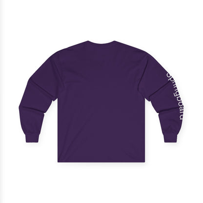 Dive minimalist long sleeve tee | 'Springboard' on Sleeve