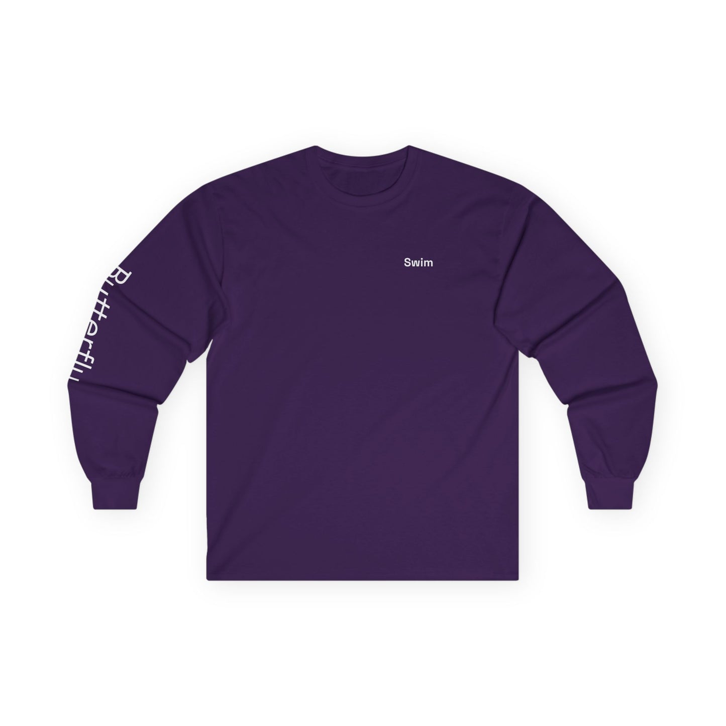 Swim minimalist long sleeve tee | "Butterfly" on Sleeve