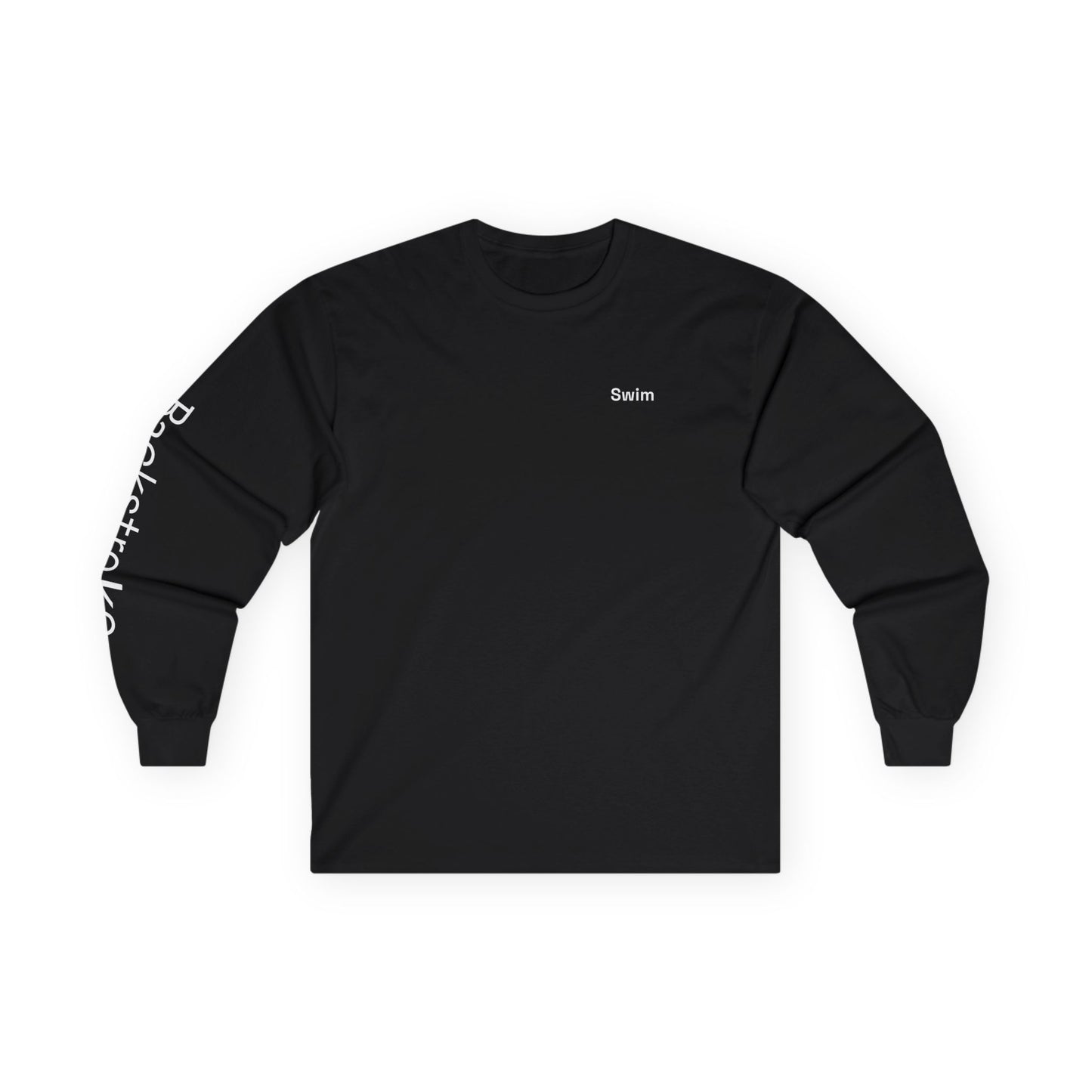 Swim minimalist long sleeve tee | "Backstroke" on Sleeve