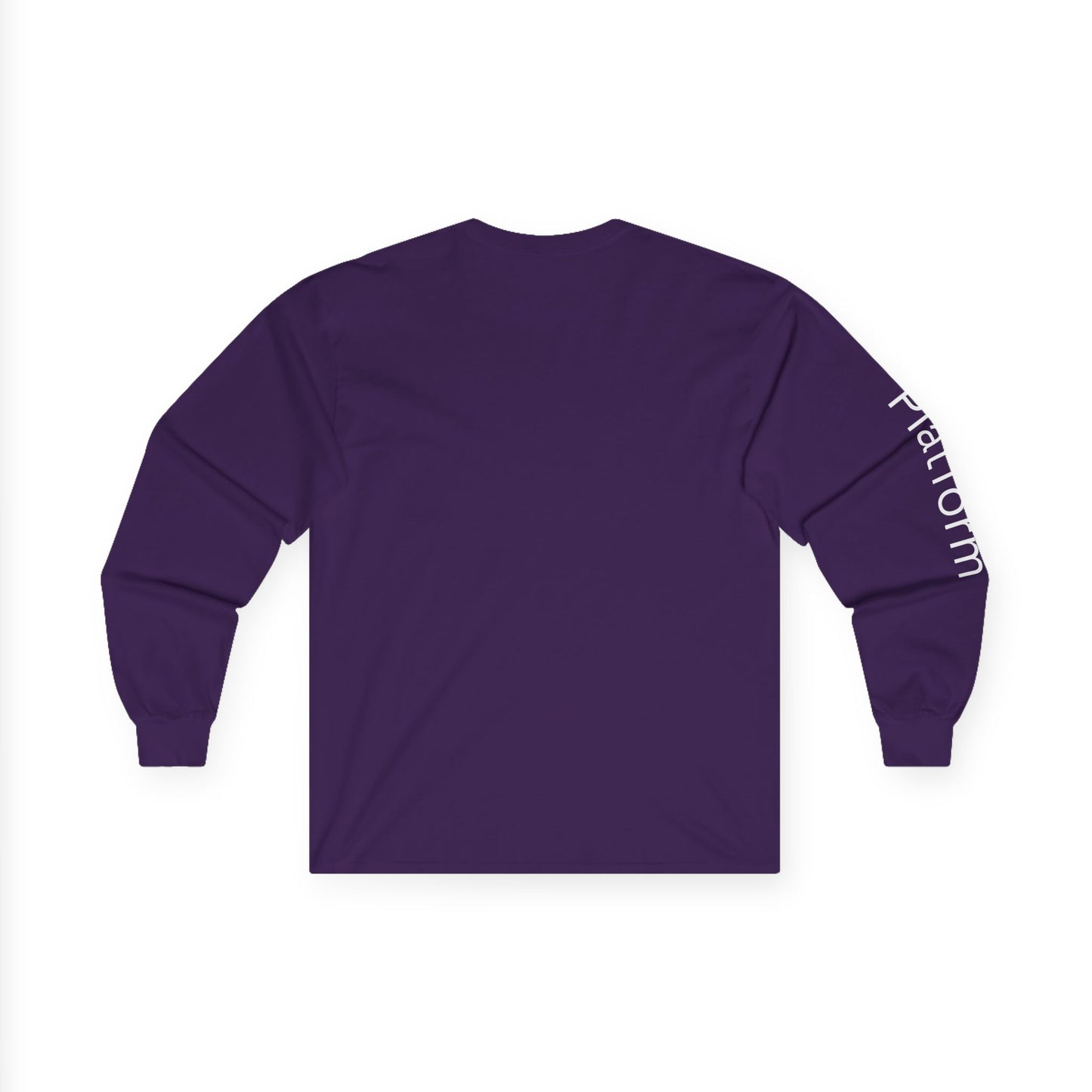 Dive minimalist long sleeve tee | 'Platform' on Sleeve