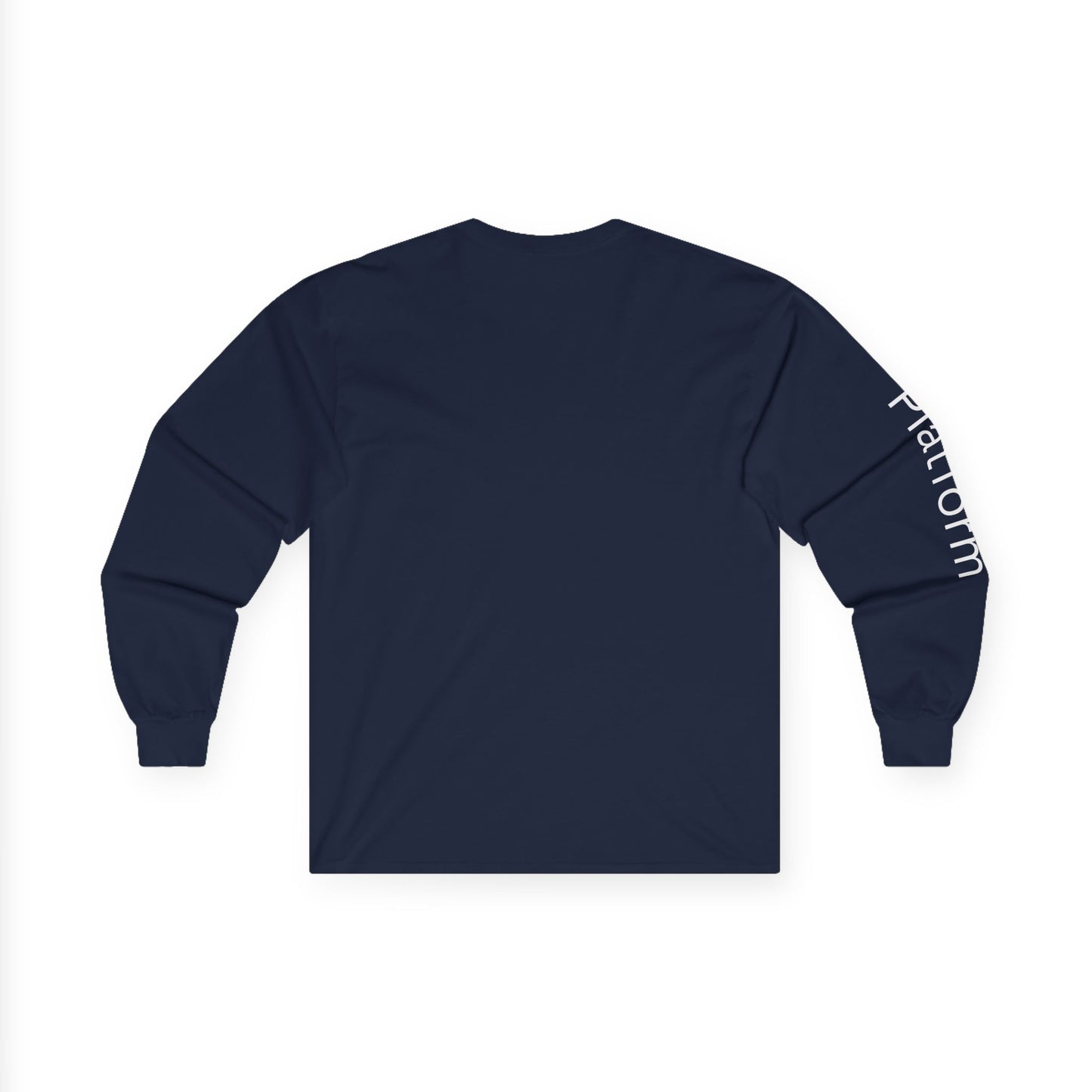 Dive minimalist long sleeve tee | 'Platform' on Sleeve
