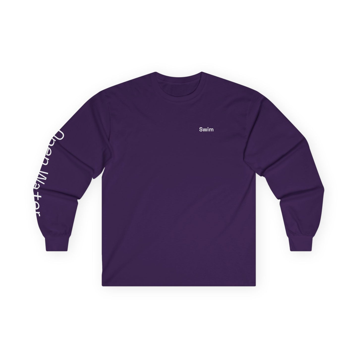 Swim minimalist long sleeve tee | 'Open Water' on Sleeve
