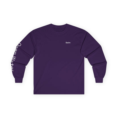 Swim minimalist long sleeve tee | 'Open Water' on Sleeve