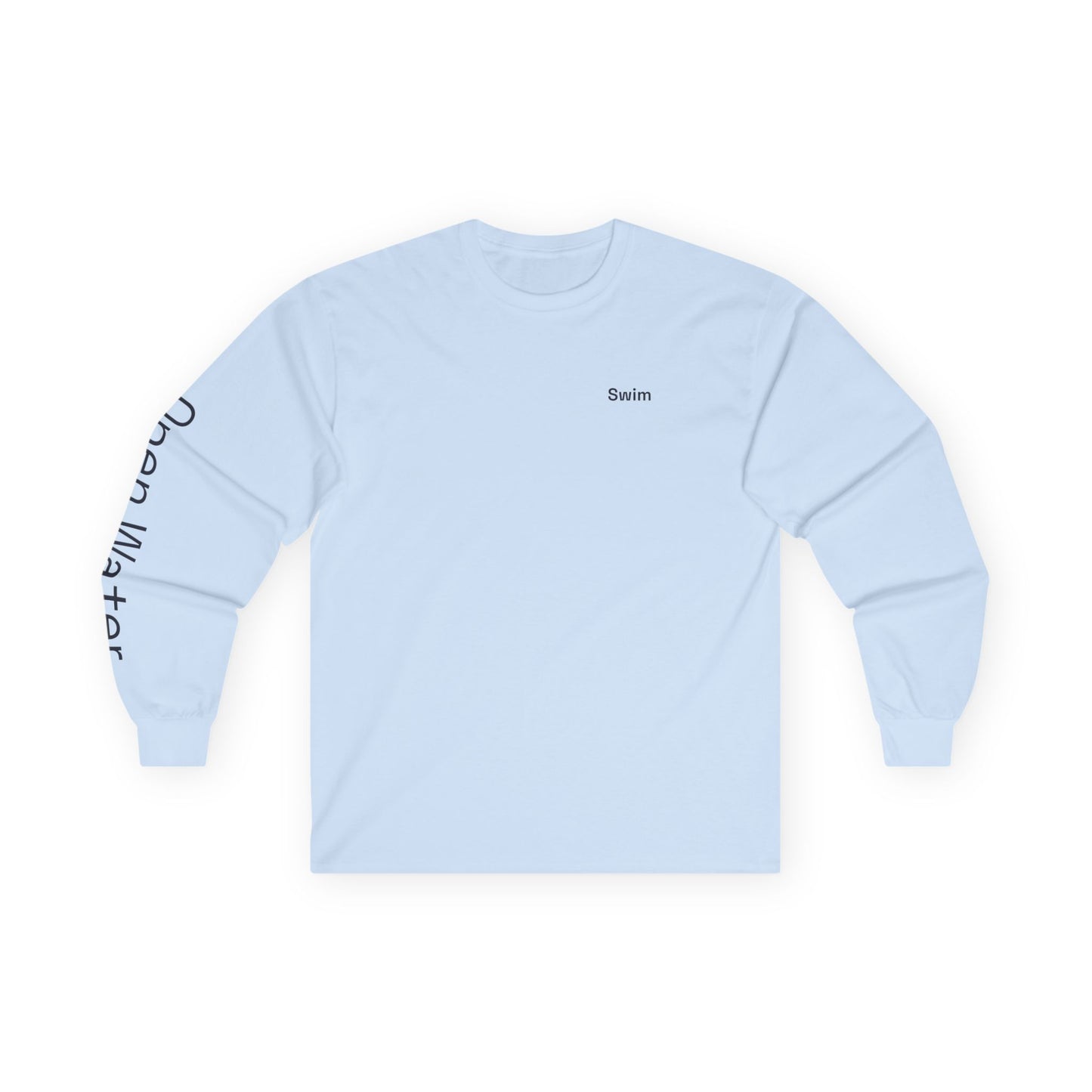 Swim minimalist long sleeve tee | 'Open Water' on Sleeve