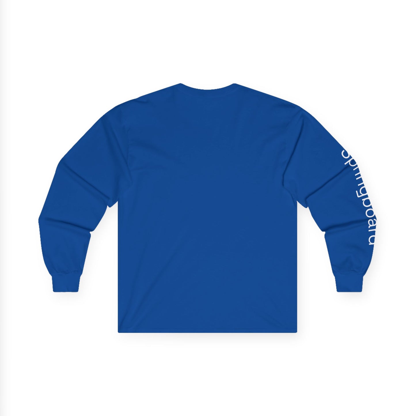 Dive minimalist long sleeve tee | 'Springboard' on Sleeve