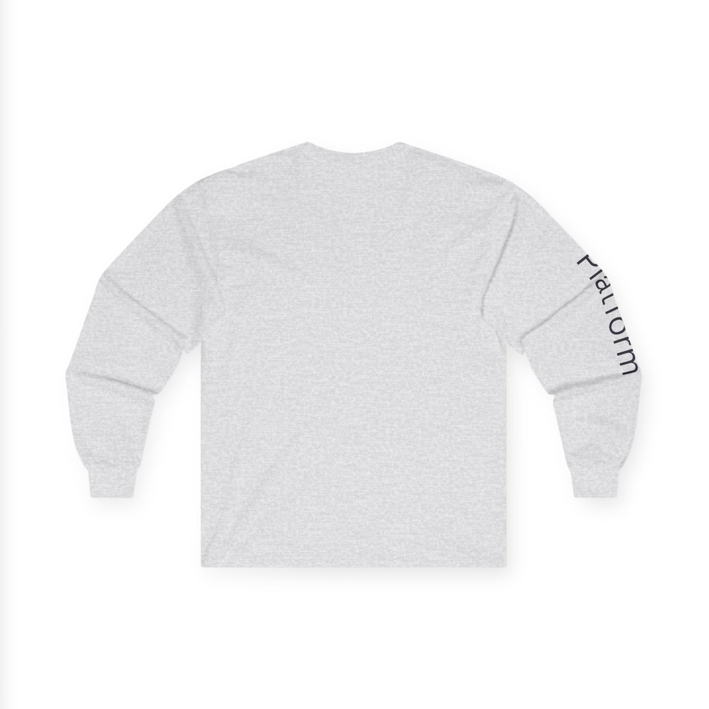 Dive minimalist long sleeve tee | 'Platform' on Sleeve