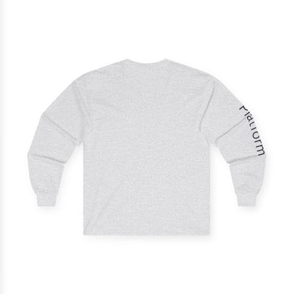 Dive minimalist long sleeve tee | 'Platform' on Sleeve