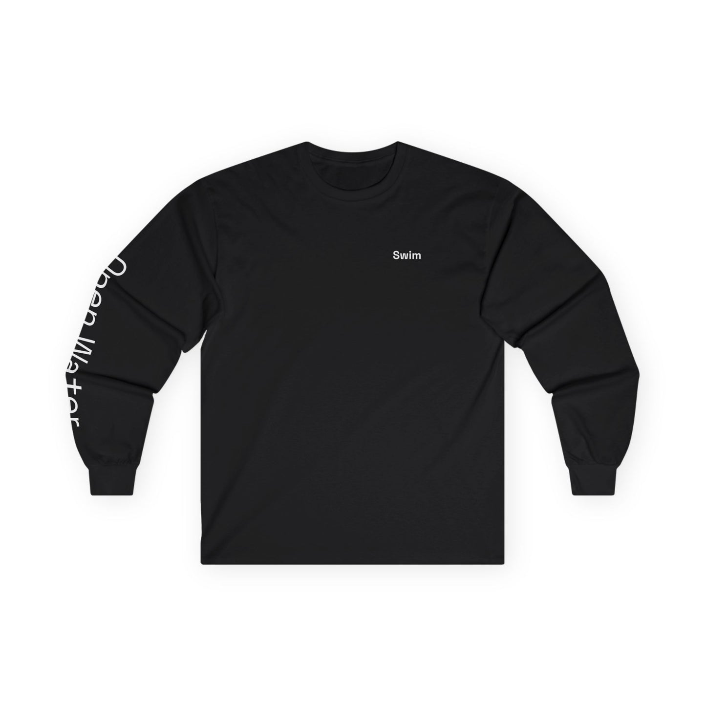 Swim minimalist long sleeve tee | 'Open Water' on Sleeve
