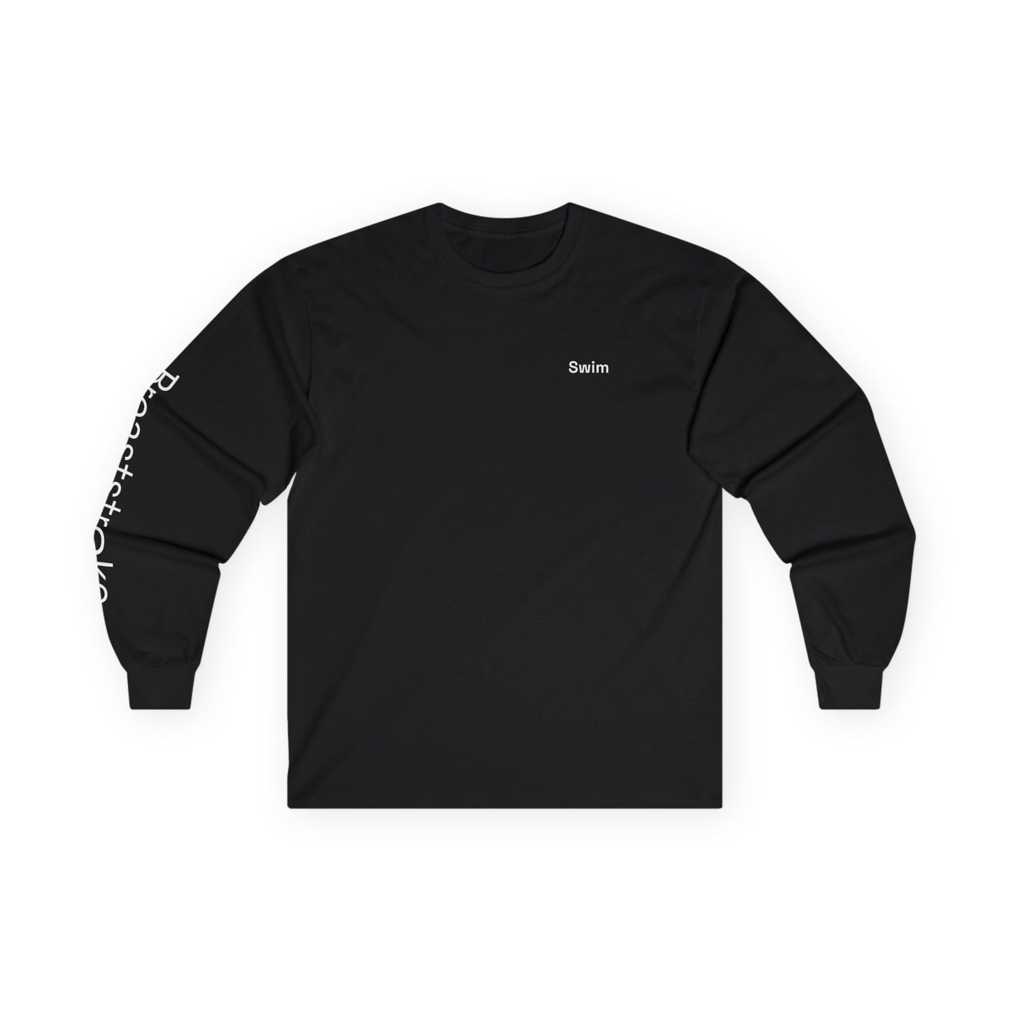 Swim minimalist long sleeve tee | "Breaststroke" on Sleeve