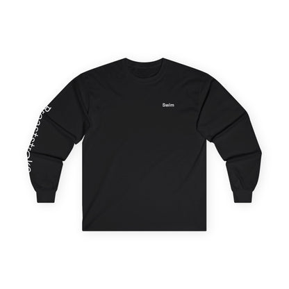 Swim minimalist long sleeve tee | "Breaststroke" on Sleeve