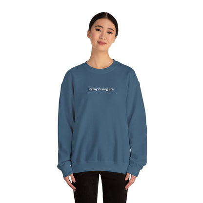 "in my diving era" Minimalist Crewneck Sweatshirt