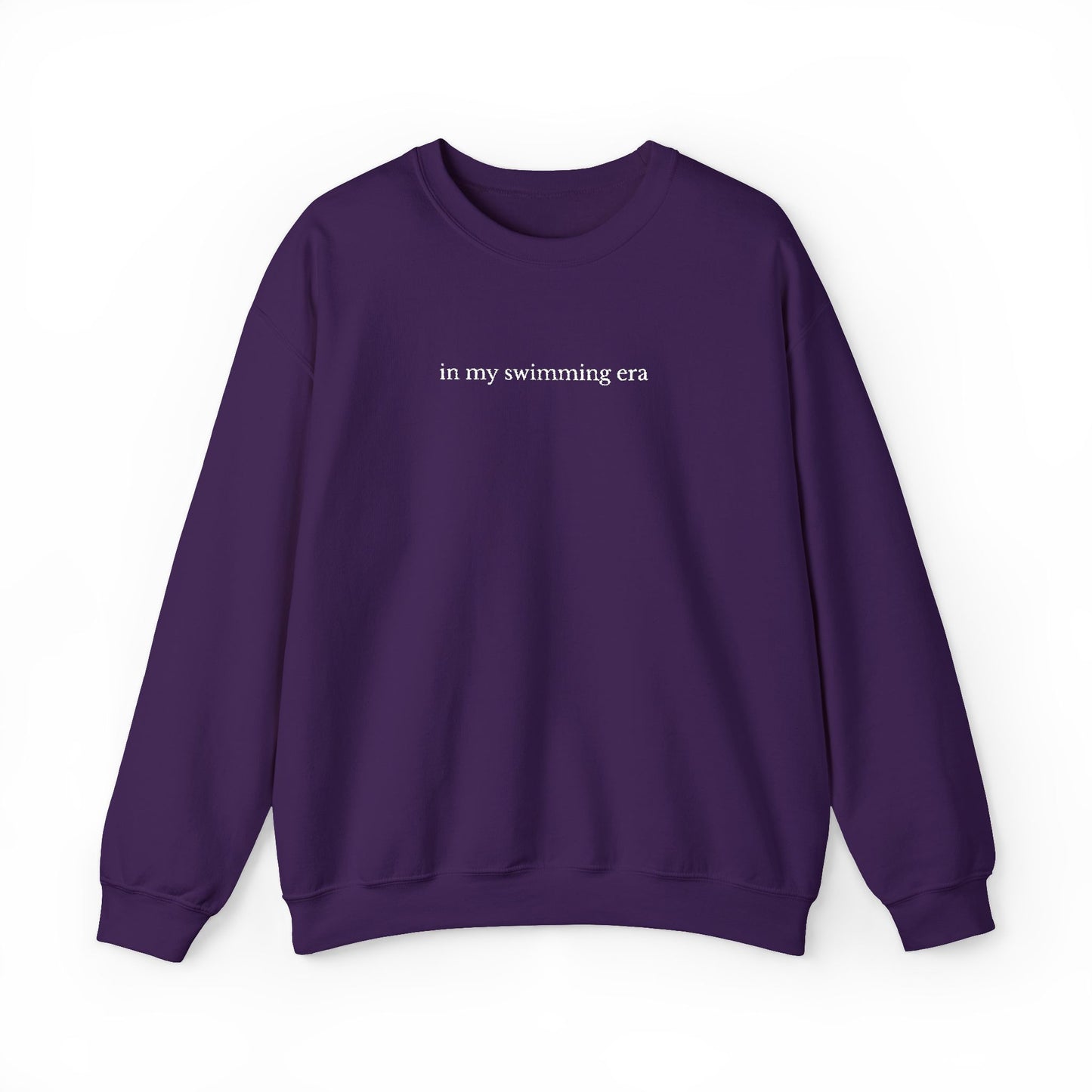 "in my swimming era" Minimalist Crewneck Sweatshirt